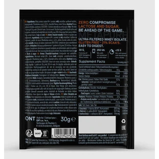 QNT Metapure Metapure Whey Protein Isolate Zero Сывороточный протеин со вкусом шоколада и фундука 30гр