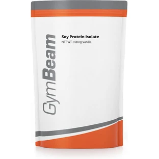GymBeam Ізолят соєвого білка без глютену та лактози з ванільним смаком 1 кг