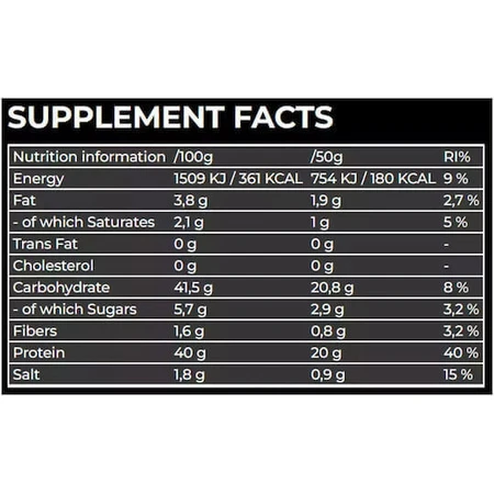 Протеїнова суміш для млинців Nano Supps зі смаком ванілі 500гр: ціни та характеристики