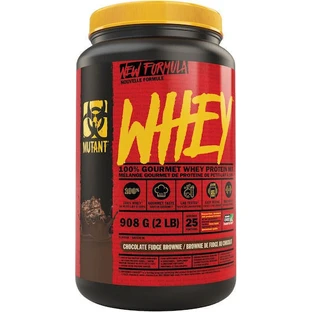 Mutant Gourmet Whey Protein Смесь сывороточных протеинов со вкусом шоколада Fudge Brownie 908 гр.