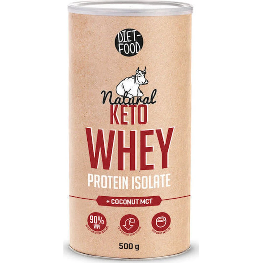 Diet-Food Natural Keto Whey Whey Protein Isolate Сывороточный протеин 500гр: цены и характеристики