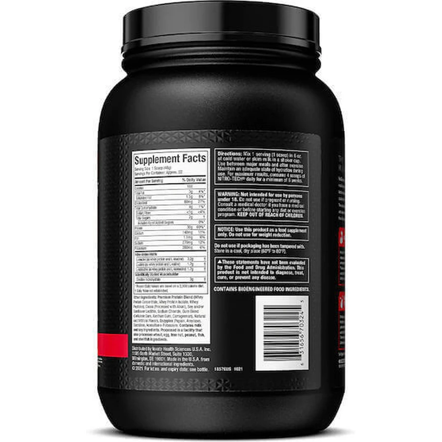 MuscleTech Nitrotech Whey Protein Сывороточный протеин с креатином и вкусом молочного шоколада 908 гр.: цены и характеристики