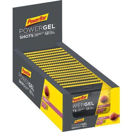 PowerBar PowerGel Shots Raspberry 24x2.5гр: ціни та характеристики