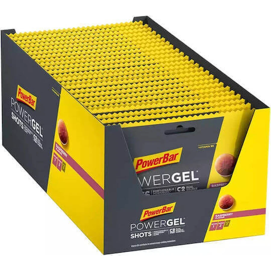 PowerBar PowerGel Shots Raspberry 24x2.5гр: ціни та характеристики