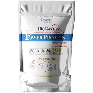 Сироватковий протеїн Power Health без глютену з ванільним смаком 500гр