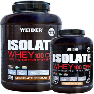 Сироватковий протеїн Weider Whey Isolate Whey 100 CFM зі смаком ванільних вершків 908гр