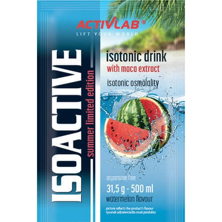 ActivLab IsoActive Изотонический напиток с экстрактом маки Арбуз 20x1,55гр: цены и характеристики