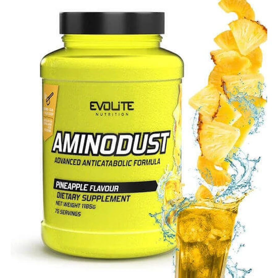 Evolite Aminodust Advanced Anticatabolic Formula 1185гр Ананас: цены и характеристики