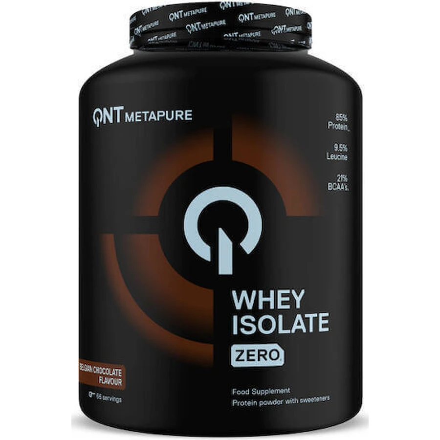 QNT Metapure Zero Carb Whey Isolate с подсластителями Сывороточный протеин со вкусом бельгийского шоколада 2 кг: цены и характеристики
