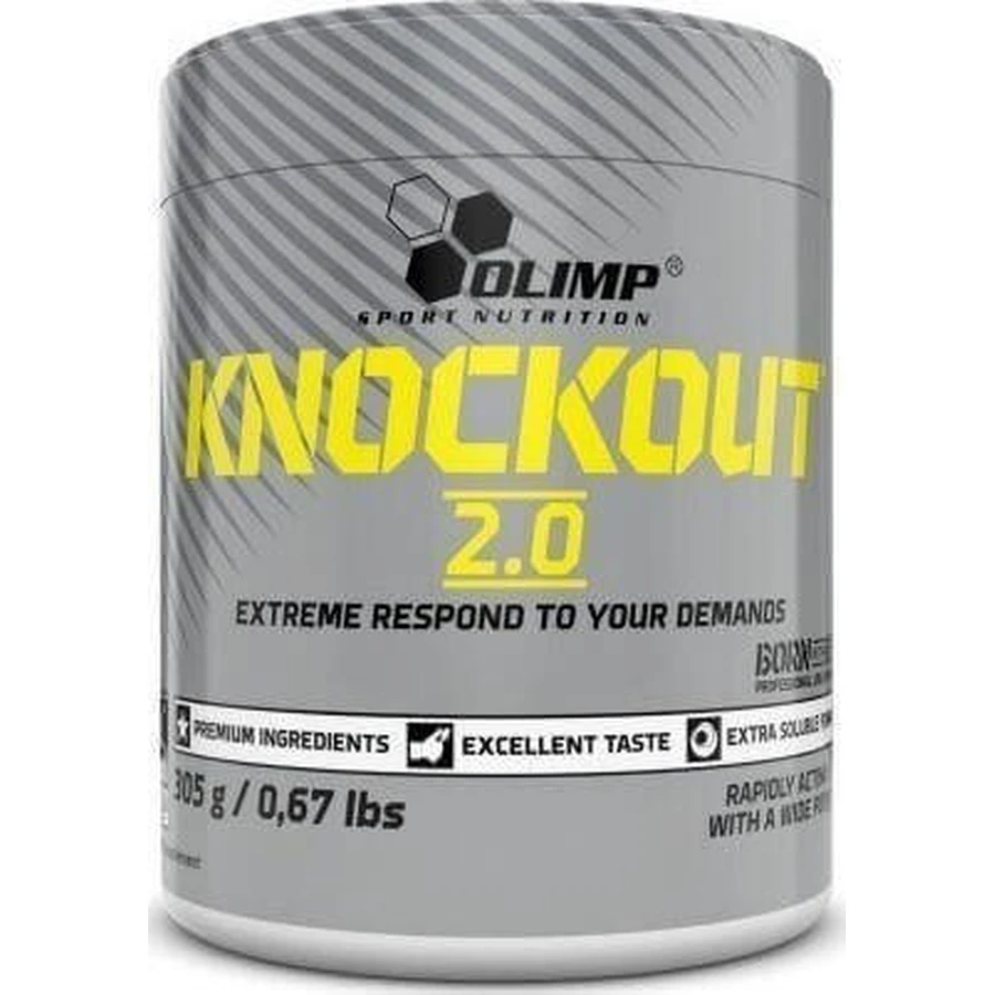 Olimp Sport Nutrition Knock Out 2.0 Предтреніровочная добавка 305гр бульбашка лопнула: ціни та характеристики