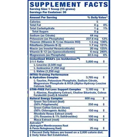 Ronnie Coleman Amino-Tone 435gr Blue Raspberry: цены и характеристики