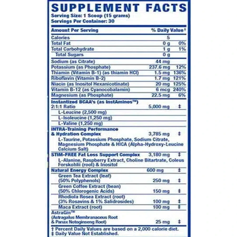 Ronnie Coleman Amino-Tone 435gr Blue Raspberry: цены и характеристики