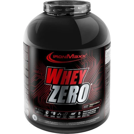 IronMaxx Whey Whey Protein Zero Сывороточный протеин со вкусом французской ванили 2,27 кг: цены и характеристики