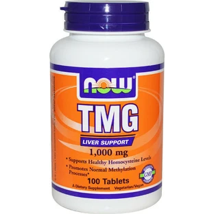 Now Foods TMG 1000 мг добавка от тревоги 100 табл.
