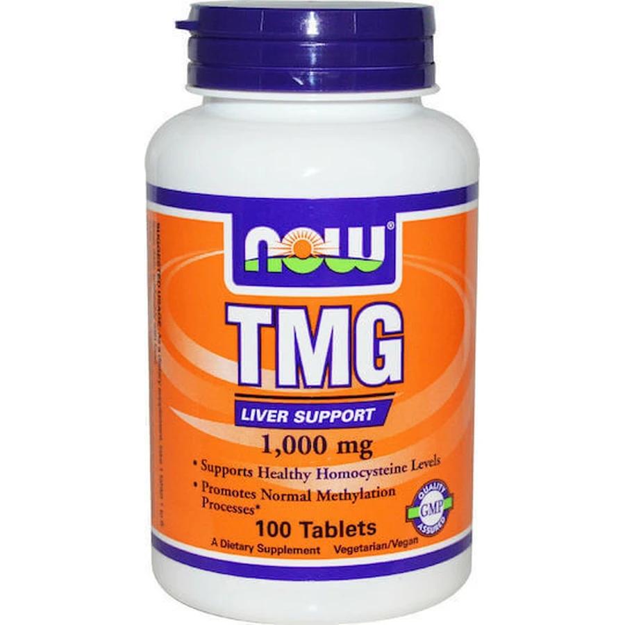 Now Foods TMG 1000 мг добавка от тревоги 100 табл.: цены и характеристики