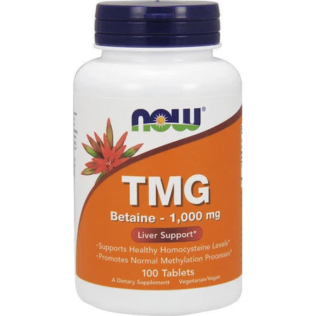 Now Foods TMG 1000 мг добавка от тревоги 100 табл.: цены и характеристики
