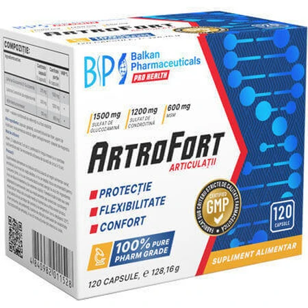 Balkan Pharmaceuticals Arthrofort Joint & Bone Health Supplement 120 caps: цены и характеристики