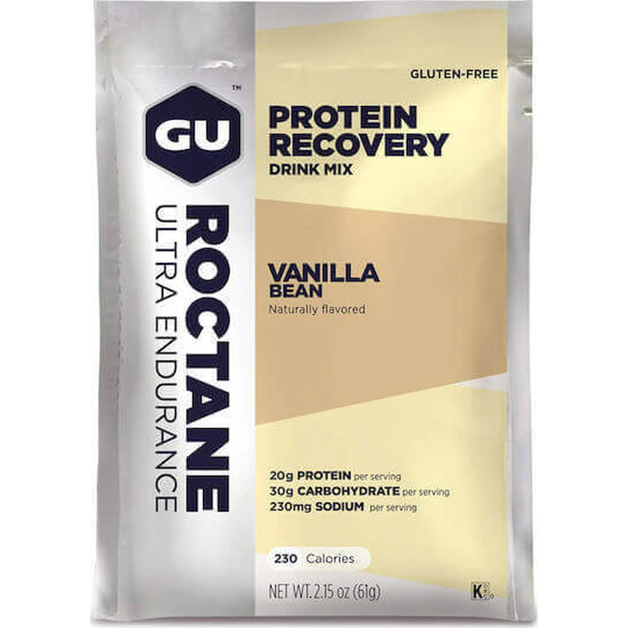 GU Protein Recovery Drink Mix Whey Protein Сывороточный протеин без глютена со вкусом ванильных бобов 61гр: цены и характеристики