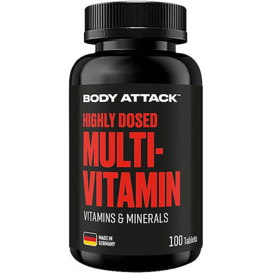 Body Attack Multivitamin Мультивитамины 100 таблеток: цены и характеристики
