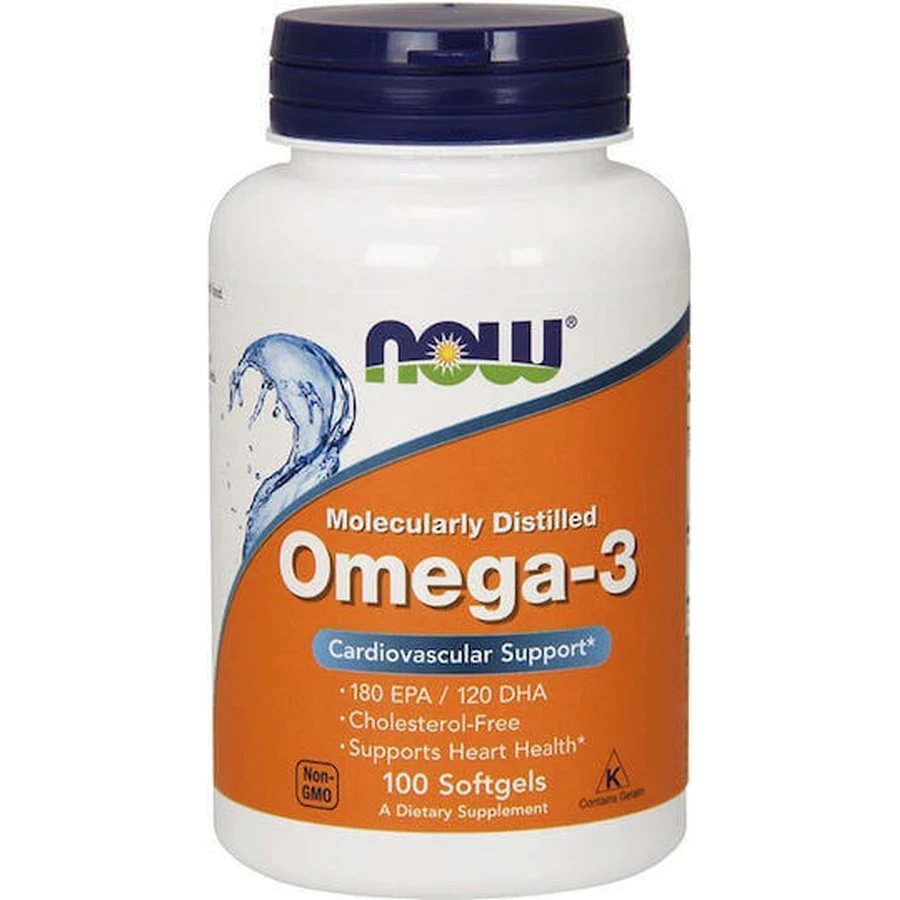 Now Foods Омега-3 риб'ячий жир 1 мг 100 м'яких гелів без смаку: ціни та характеристики
