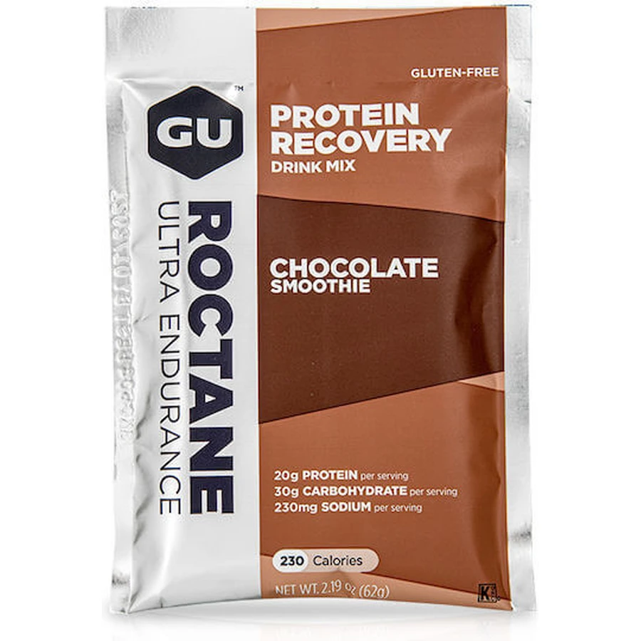 GU Protein Recovery Drink Mix Смесь сывороточных протеинов без глютена со вкусом шоколада 62гр: цены и характеристики