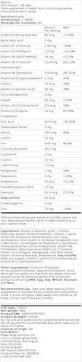 Warrior Multi-Vitamin Энергетические мультивитамины 60 таблеток