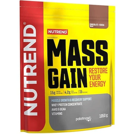Nutrend Mass Gain Whey Protein зі смаком шоколаду зі смаком какао сироватковий протеїн 1,05 кг: ціни та характеристики