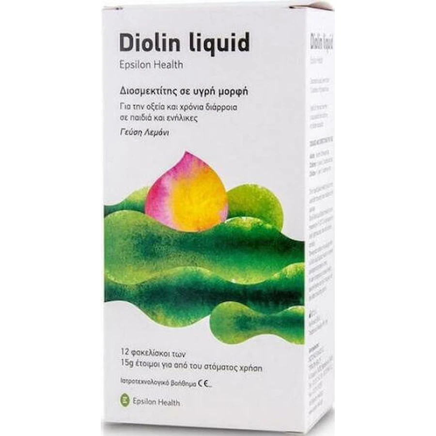 Epsilon Health Diolin Liquid Special Dietary Supplement 6 пакетиков Лимон: цены и характеристики