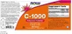 Now Foods C-1000 Антиоксидантний захист пролонгованої дії з вітаміном шипшини для зміцнення імунної системи, шкіри та антиоксидантної дії 1000 мг 100 таблеток