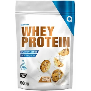 Quamtrax Nutrition Сывороточный протеин Сывороточный протеин со вкусом печенья и сливок 900 гр.