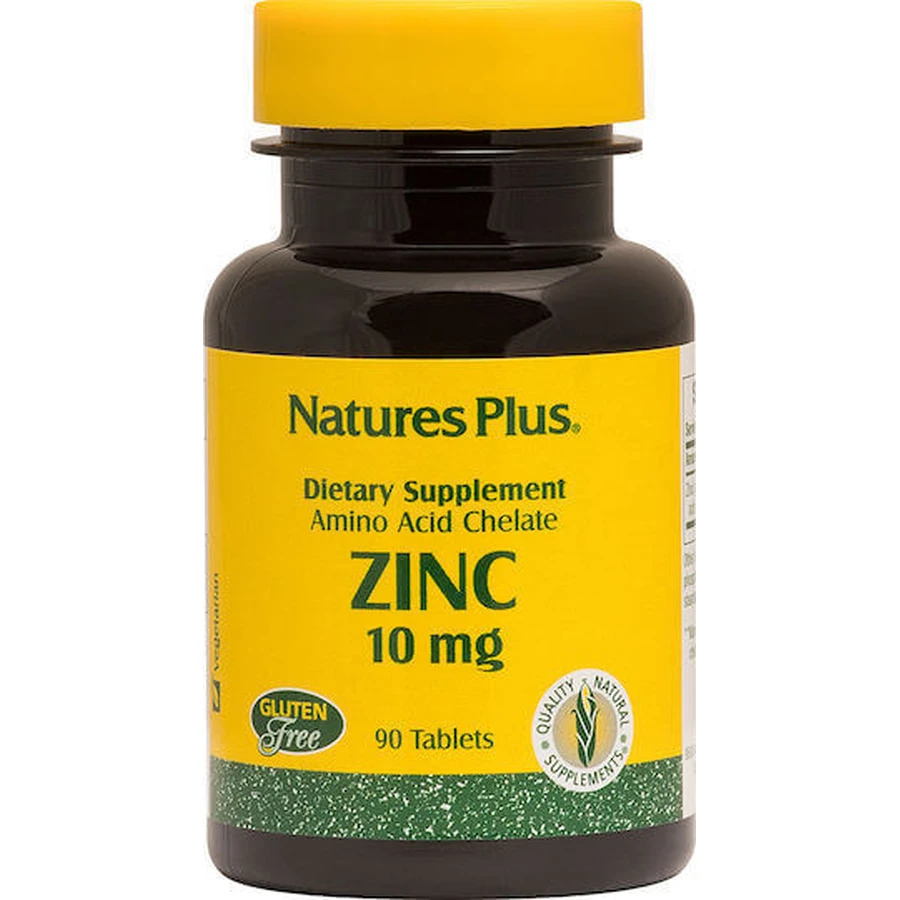 Nature's Plus Цинк 10 мг 90 таблеток 90 таблеток: ціни та характеристики