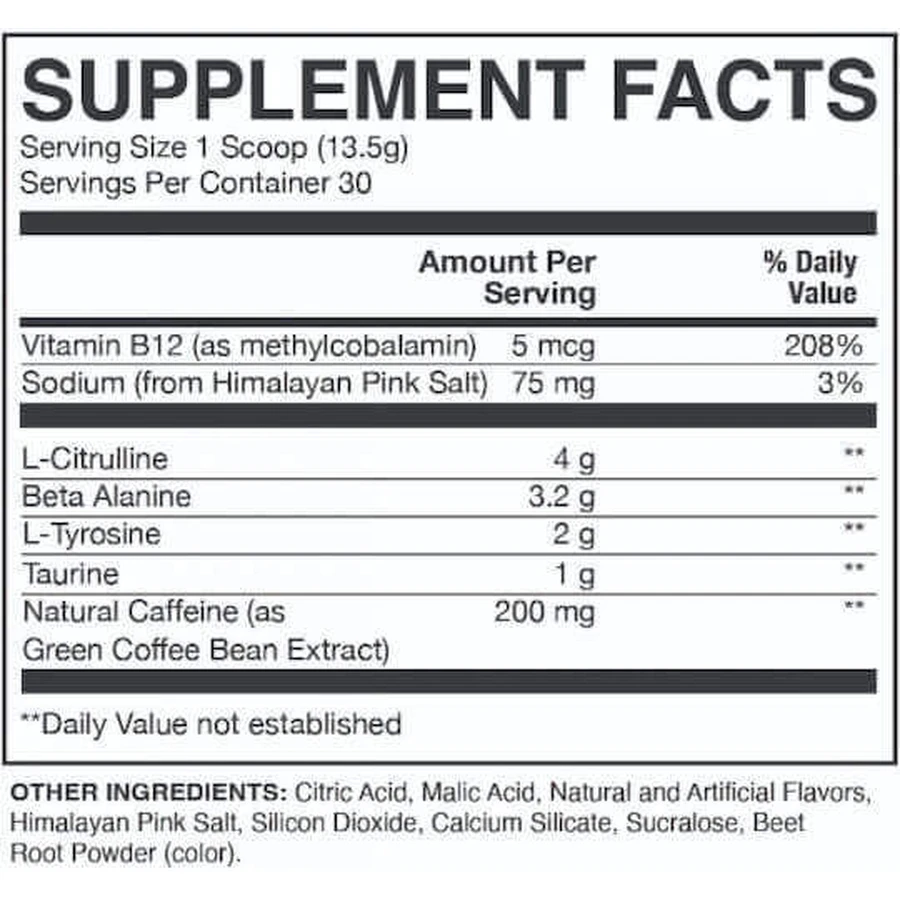 Raw Essential Pre Workout предтренировочная добавка 520 гр арбуз: цены и характеристики