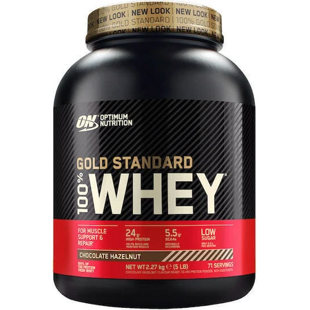 Optimum Nutrition Gold Standard 100% Whey Protein Сывороточный протеин со вкусом шоколада и фундука 2,27 кг: цены и характеристики
