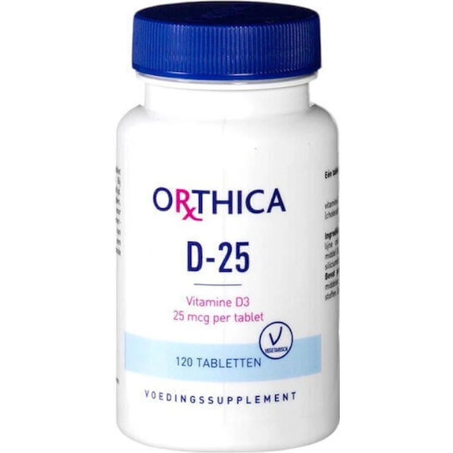 Orthica D-25 Вітамін для зміцнення імунної системи та здоров'я яєць 1000iu 60 таблеток: ціни та характеристики
