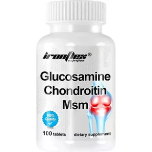 Ironflex Nutrition Glucosamine Chondroitin Glucosamine Chondroitin Msm Triple Strength Joint & Bone Health Supplement 90 tabs