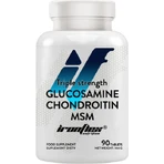 Ironflex Nutrition Glucosamine Chondroitin Глюкозамін Хондроїтин Глюкозамін Хондроїтин Msm Потрійна сила добавка для здоров'я суглобів та кісток 90 таб.: ціни та характеристики