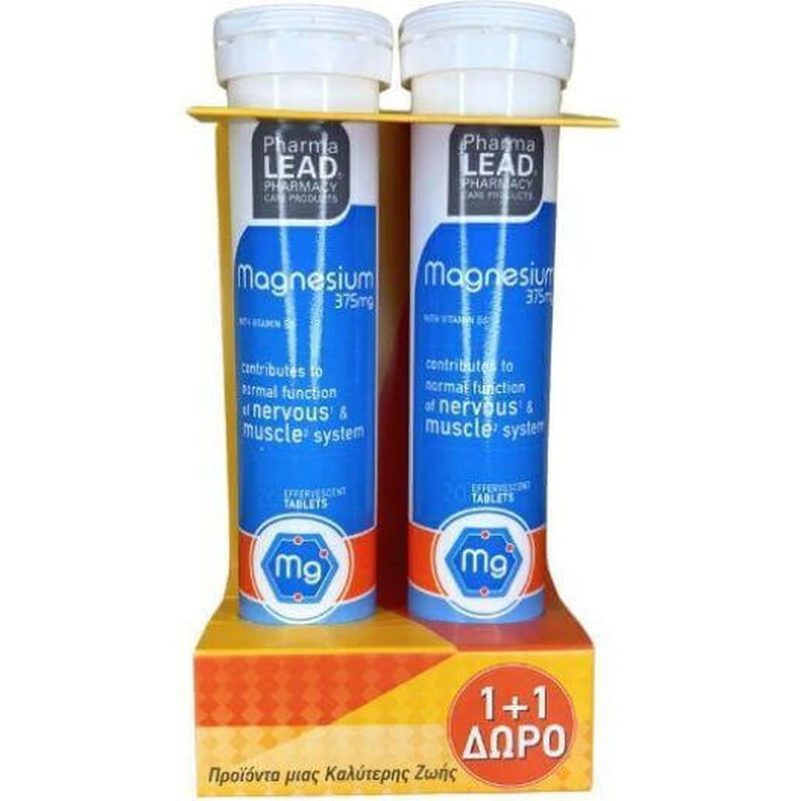 Pharmalead Magnesium 2 x 20 лимонных шипучих таблеток: цены и характеристики