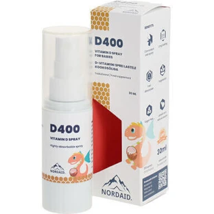 Nordaid D400 Вітамін для зміцнення імунної системи та здоров'я яєць 400iu Кокос 30мл