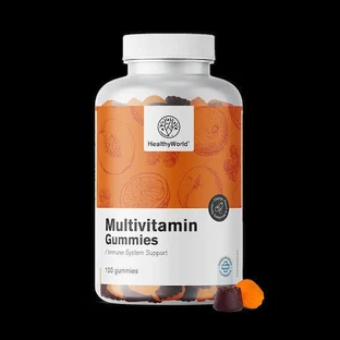 Мультивітаміни Healthy World Мультивітаміни для енергійних 120 желейних цукерок