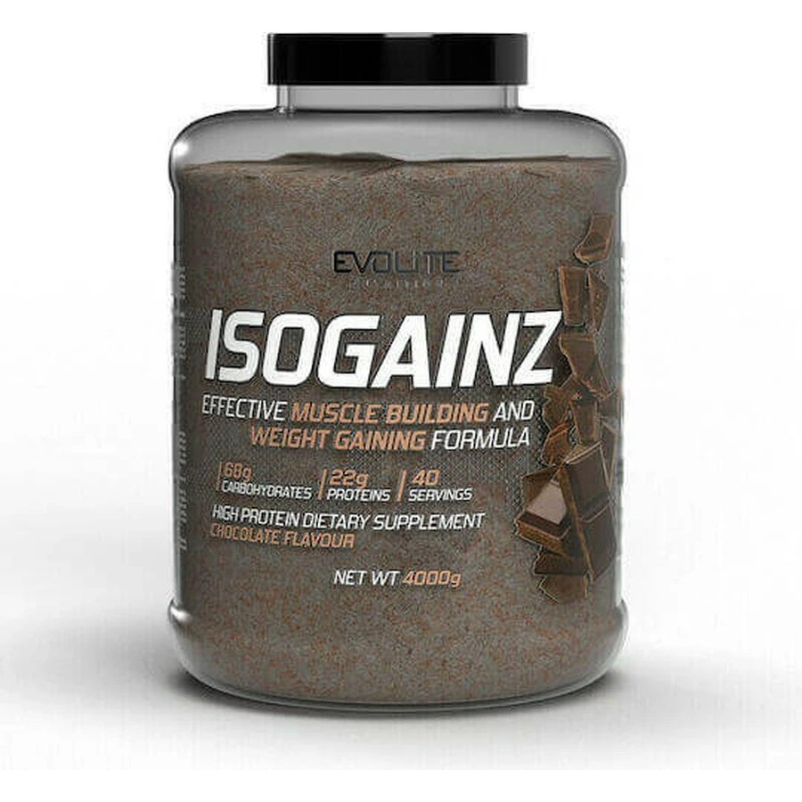 Evolite Isogainz без глютена и лактозы с шоколадным вкусом 4 кг: цены и характеристики