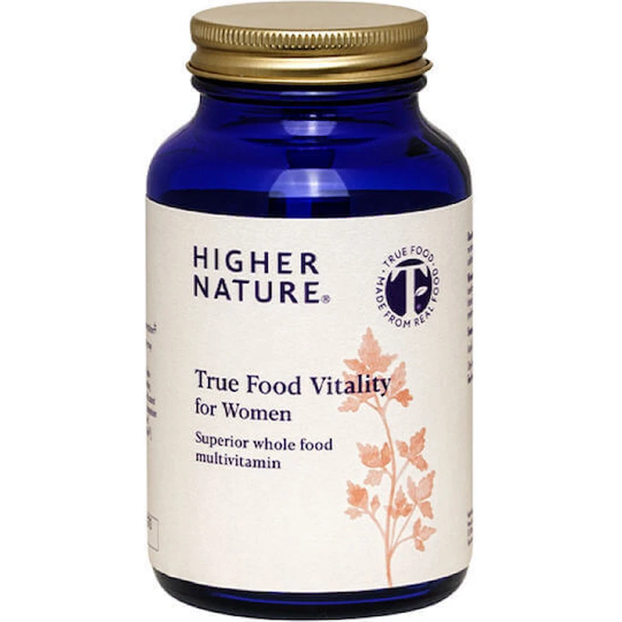 Higher Nature True Food Vitality Multivitamin Мультивітамін 1499iu 6мг Кокос 60 рослинних капсул: ціни та характеристики