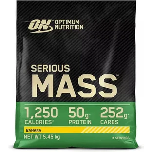Optimum Nutrition Serious Mass сироватковий протеїн з креатином та банановим смаком 5,4 кг