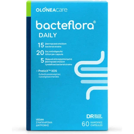 Olonea Bacteflora Daily Probiotic 60 растительных капсул: цены и характеристики