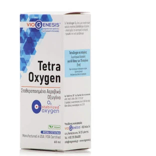 Viogenesis Tetra Oxygen O4 Стабилизированная кислородная пищевая добавка Special 60 мл