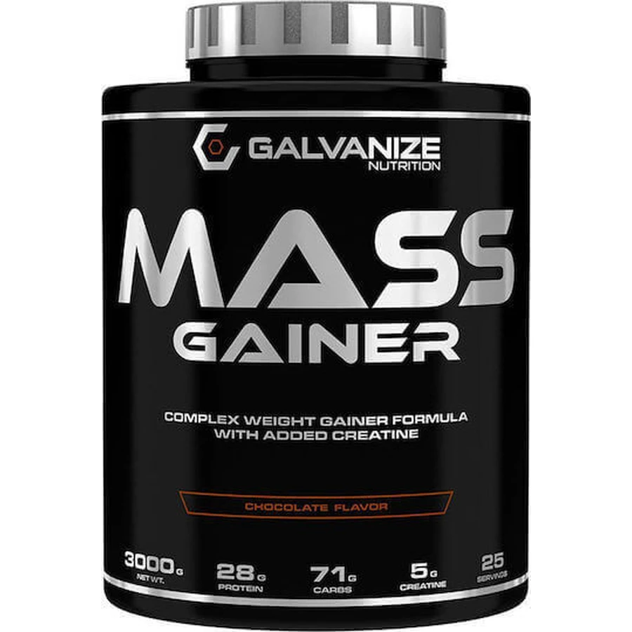 Galvanize Nutrition Mass Gainer Vanilla с креатином и ванильным вкусом 3 кг: цены и характеристики