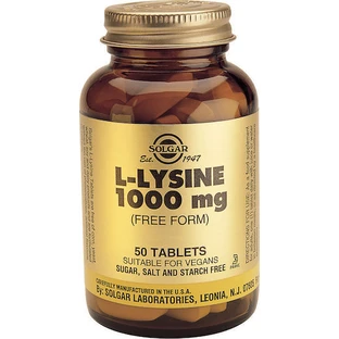 Solgar L-Lysine 50 таблеток без ароматизаторов