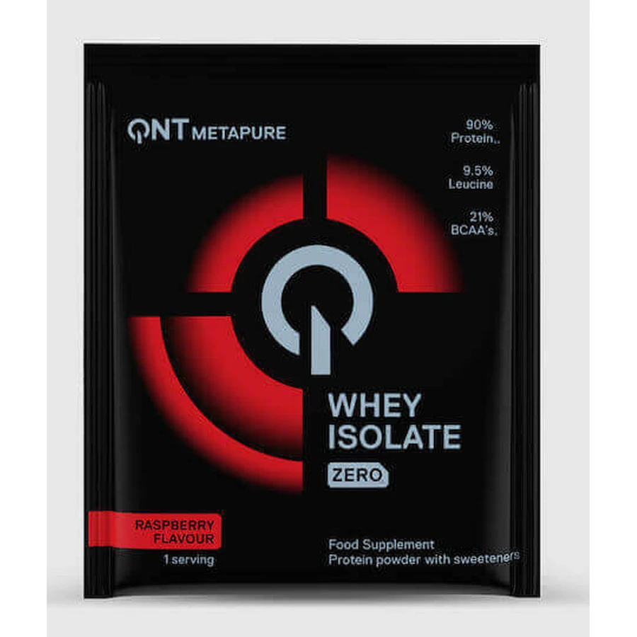QNT Metapure Whey Protein Isolate Zero сывороточный протеин со вкусом малины 30гр: цены и характеристики