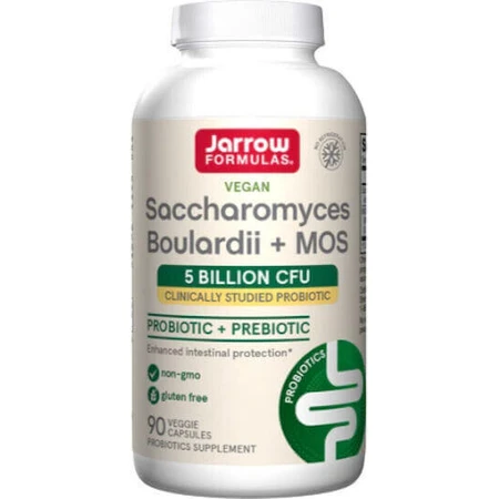 Jarrow Formulas Saccharomyces Boulardii Plus MOS Пробіотик 5 трильйонів КУО: ціни та характеристики