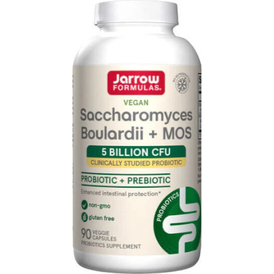 Jarrow Formulas Saccharomyces Boulardii Plus MOS Пробіотик 5 трильйонів КУО: ціни та характеристики