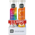 Pharmalead Multi+ A-Z & Q10 Мультивитамины 20 таблеток эфф. и Витамин С 1000 мг 20 таблеток для энергии Мультифлавурс: цены и характеристики